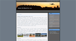 Desktop Screenshot of airspotter.eu